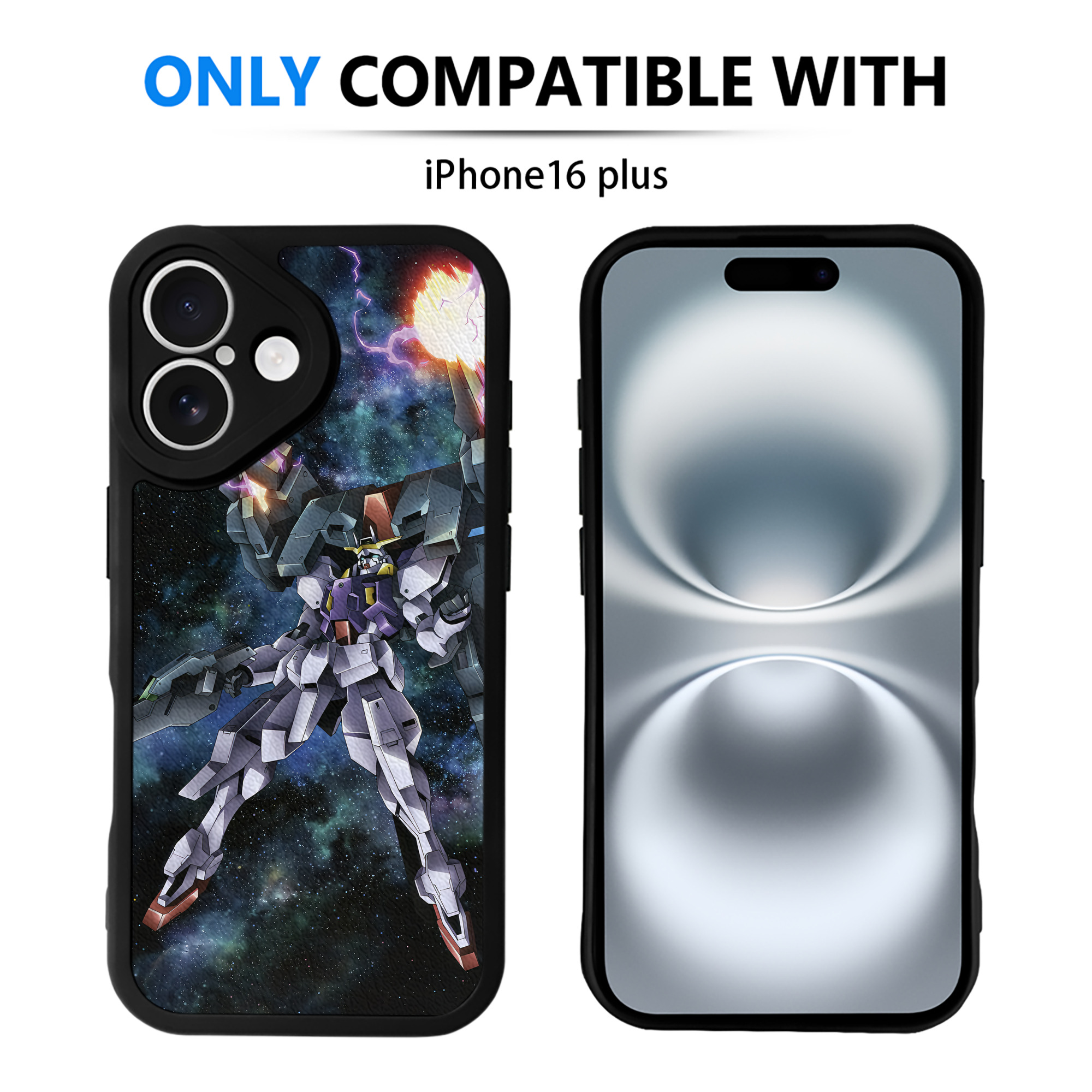 （画像用） 機動戦士ガンダム Mobile Suit Gundam 【iPhone 16シリーズ対応】シリコンスマホケース（レザー調） 材質：シリコン